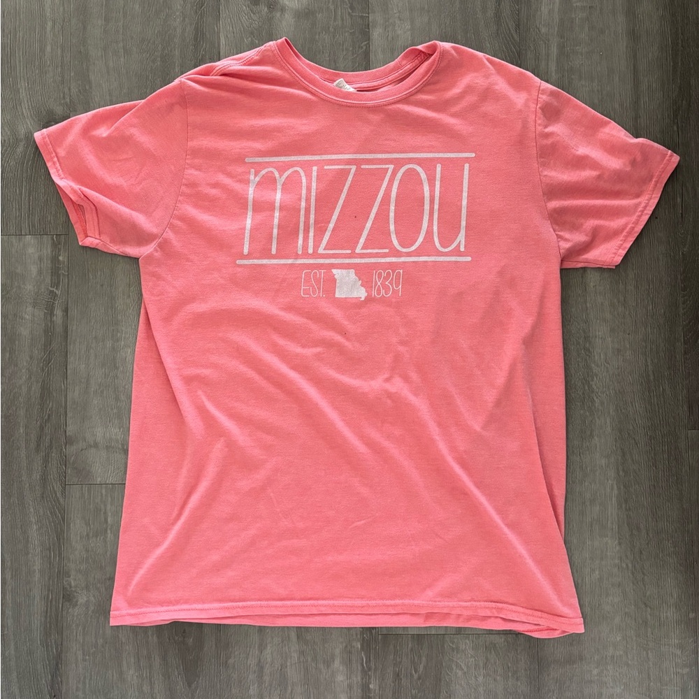 Pink Mizzou Tee Shirt